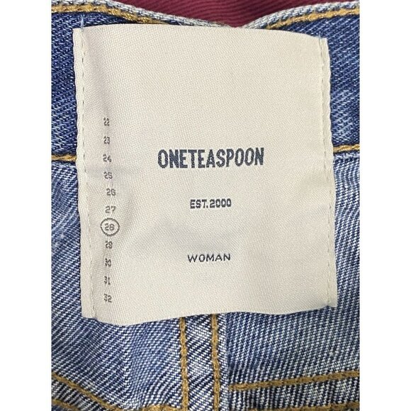 ONE TEASPOON Woman's Montana Blue‎ Awesome Baggies Distressed Jeans Size 28 - Picture 4 of 6